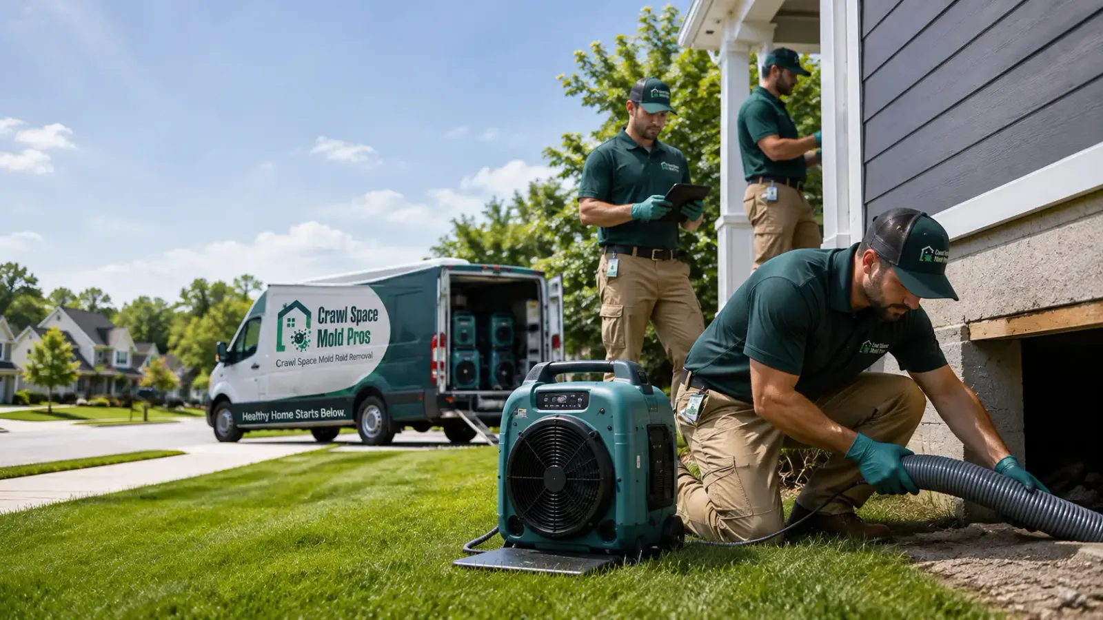 Crawl Space Mold Removal in Livingston, CA